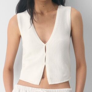Aritzia Wilfred Basque Sweater Vest